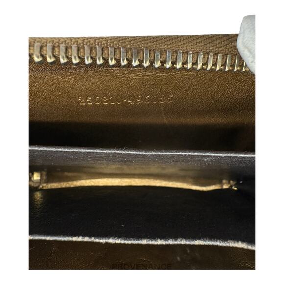 🔴 Gucci Key Chain Zip Card Wallet - Bronze MicroGuccissima - Picture 9 of 9